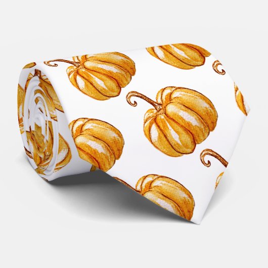 Cravate Citrouille jaune (Roulé)