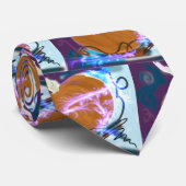 Cravate Citrouille Magie Cendrillon Coach Maureen Girard (Roulé)