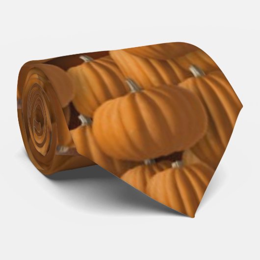 Cravate citrouilles, citrouilles, citrouilles, (Roulé)