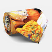 Cravate Citrouilles Colorées C (Roulé)