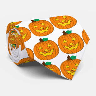 Cravate Citrouilles de Halloween