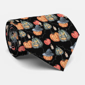 Cravate Citrouilles d'Halloween (Roulé)