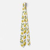 Cravate Citrus citron citron citron (Devant)