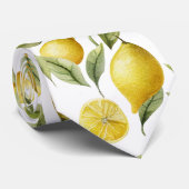 Cravate Citrus citron citron citron (Roulé)