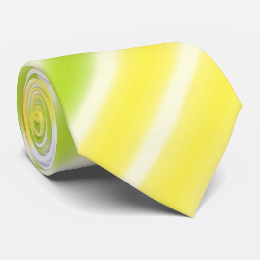 Cravate Citrus Citrus Citron Lime Et Orange Stripes (Roulé)