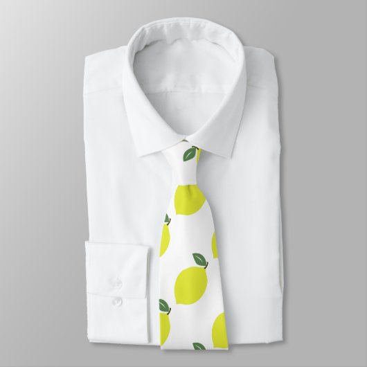 Cravate Citrus Fruit Lemon Pattern  Neck Tie (Attaché)