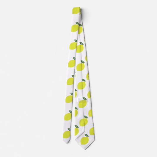 Cravate Citrus Fruit Lemon Pattern  Neck Tie (Dos)