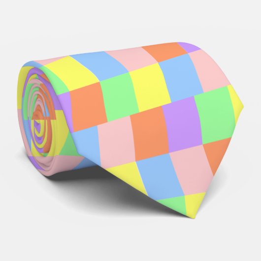 Cravate claire et colorée (Roulé)