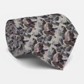 Cravate Clamshell Océan Thème (Roulé)