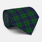 Cravate Clan Austin Tartan Plaid NeckTie (Roulé)