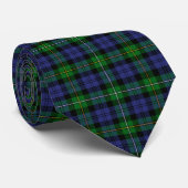 Cravate Clan écossais Campbell de Loudoun Tartan Plaid (Roulé)