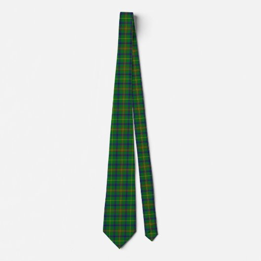 Cravate Clan écossais Holmes Tartan Plaid (Devant)