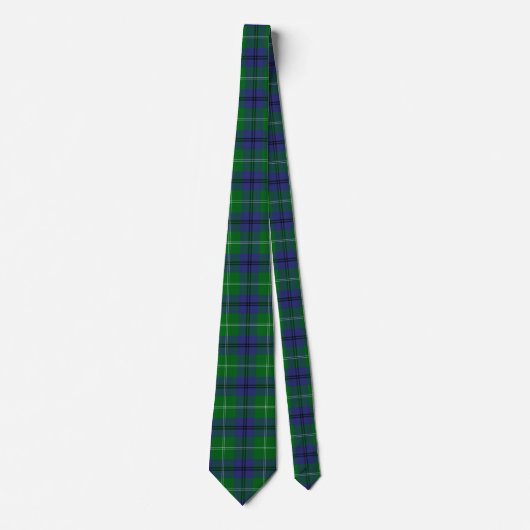 Cravate Clan écossais Oliphant Tartan Plaid (Devant)