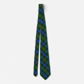 Cravate Clan Ferguson Fergusson Lettre F Monogramme Tartan (Dos)