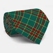 Cravate Clan Forde Tartan Green Plaid (Roulé)