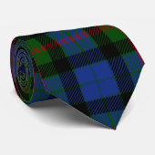 Cravate Clan Gunn Tartan (Roulé)