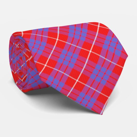 Cravate Clan Hamilton Tartan (Roulé)