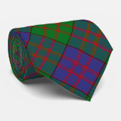 Cravate Clan MacDonald Crest sur Tartan (Roulé)