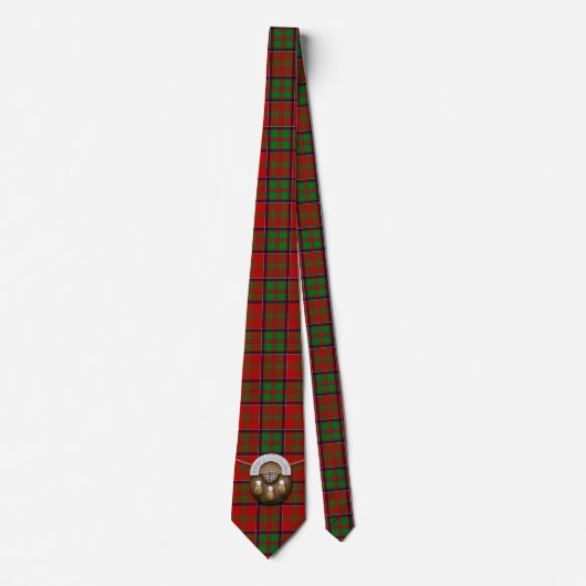 Cravate Clan MacDonald de tartan et d'escarcelle de (Devant)