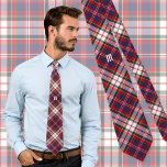 Cravate Clan MacFarlane robe Tartan<br><div class="desc">Clan MacFarlane traditionnel écossais aux couleurs modernes. Motif sans couture. monogramme personnalisé.</div>