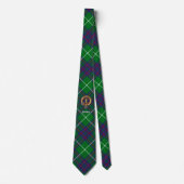 Cravate Clan MacIntyre Crest sur Tartan (Devant)