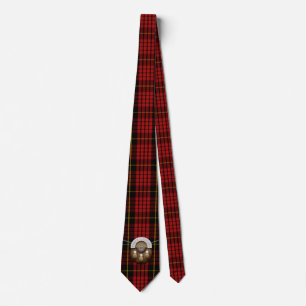 Cravate Clan MacQueen Tartan Et Sporran