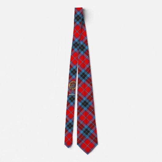 Cravate Clan MacTavish Crest sur Tartan (Dos)