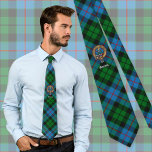 Cravate Clan Morrison Crest sur la chasse Tartan<br><div class="desc">Clan Morrison badge de crête entouré d'une courroie et boucle sur l'arrière - plan tartan de chasse. Texte personnalisé.</div>