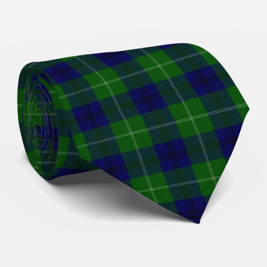 Cravate Clan Oliphant Tartan Plaid Motif (Roulé)