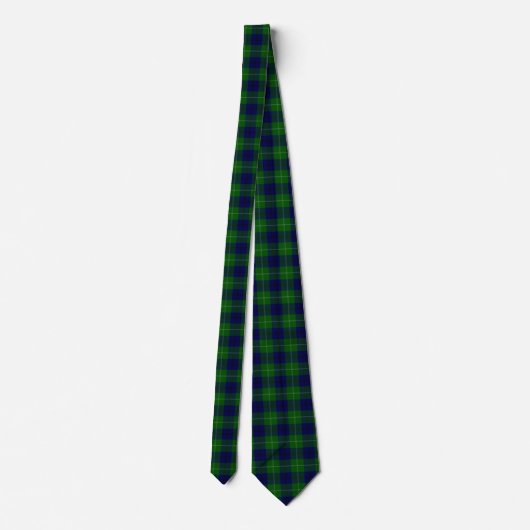 Cravate Clan Oliphant Tartan Plaid Motif (Dos)