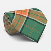 Cravate Clan Pollock Crest sur Tartan (Roulé)