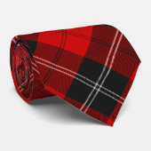 Cravate Clan Ramsay Red Tartan (Roulé)