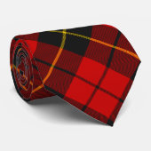 Cravate Clan Wallace Crest sur Tartan (Roulé)