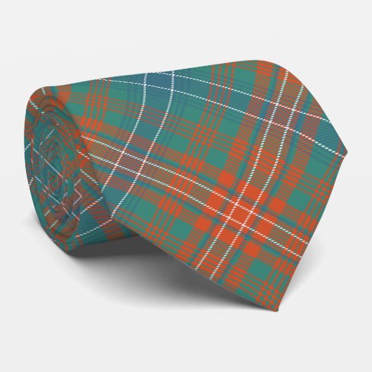 Cravate Clan Wilson Ancienne Tartan (Roulé)
