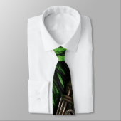 Cravate Clarinet noir et vert (Attaché)