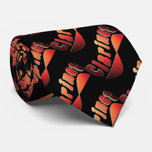 Cravate Clarinet ondulé (Roulé)