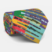 Cravate Clarinets à motifs (Roulé)