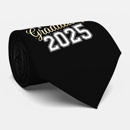 Cravate Classe De Diplôme De 2025 (Roulé)