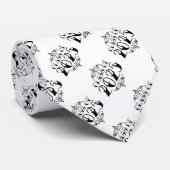 Cravate Classe de style tatouage de 2025 Graduation (Roulé)