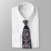 Cravate Classé Rose Gold Dreamcatcher Grey Motif (Attaché)