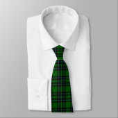 Cravate Classic élégant, vert et noir (Attaché)