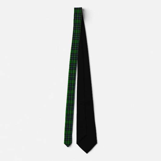 Cravate Classic élégant, vert et noir (Dos)