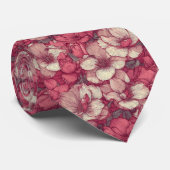 Cravate Classic Gifts For Husband Gardenias Floral (Roulé)