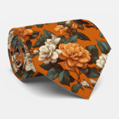 Cravate Classic Mens Fashion Gardenias (Roulé)