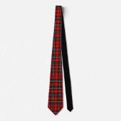 Cravate Classic Red Plaid Pattern (Devant)