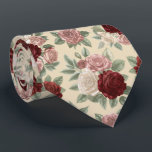 Cravate Classic Rose Garden Floral Pattern<br><div class="desc">A timeless rose garden floral pattern featuring elegant blooming roses and soft greenery. This romantic and classic design is perfect for weddings,  formal events,  seasonal celebrations,  and elegant styling.</div>