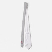Cravate Classic Silver Damask 25e anniversaire Mariage (Dos)