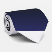 Cravate Classique bleu et blanc (Roulé)