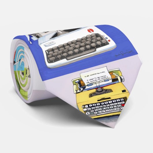 Cravate classique de machines à écrire (Roulé)