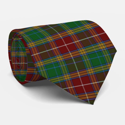 Cravate classique de plaid de tartan de Baxter (Roulé)